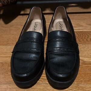 LifeStride Black Loafers, Size 9